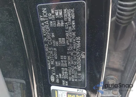 2015 Kia Soul ! z USA, uszkodzony, nr VIN KNDJX3A57F7766416